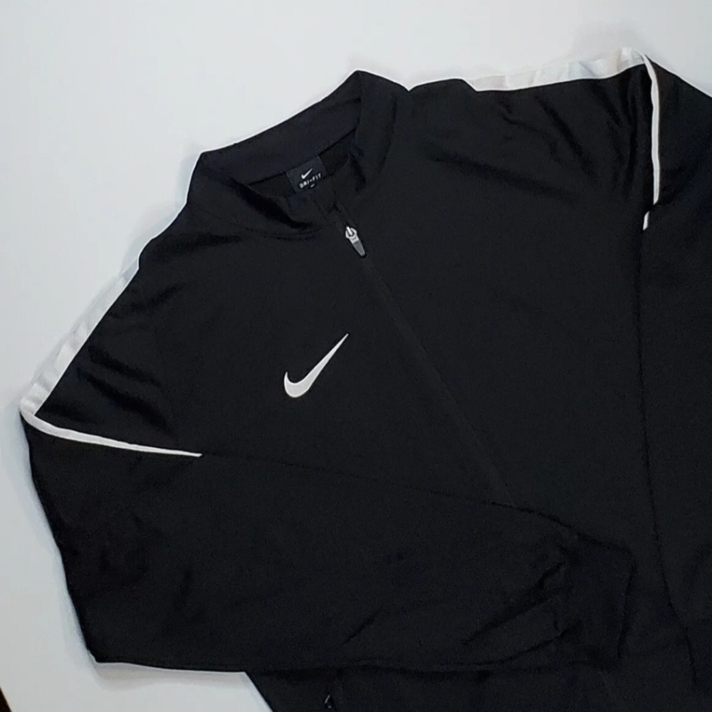 Nike Dry-Fit Full Zip Authentic Soccer Track Jacket Size L Black 725941-010